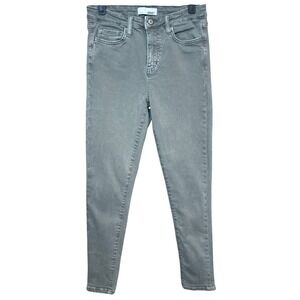 VERVET Women's Gray High Rise Skinny Jeans Size 27 VT535S7TT